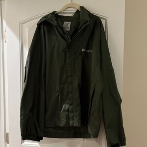 Men's Forest Green Raincoat